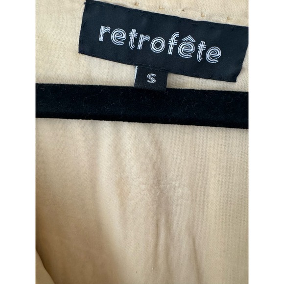 Retrofête Julie Sequin Mini Dress Gold Size S - Picture 9 of 11